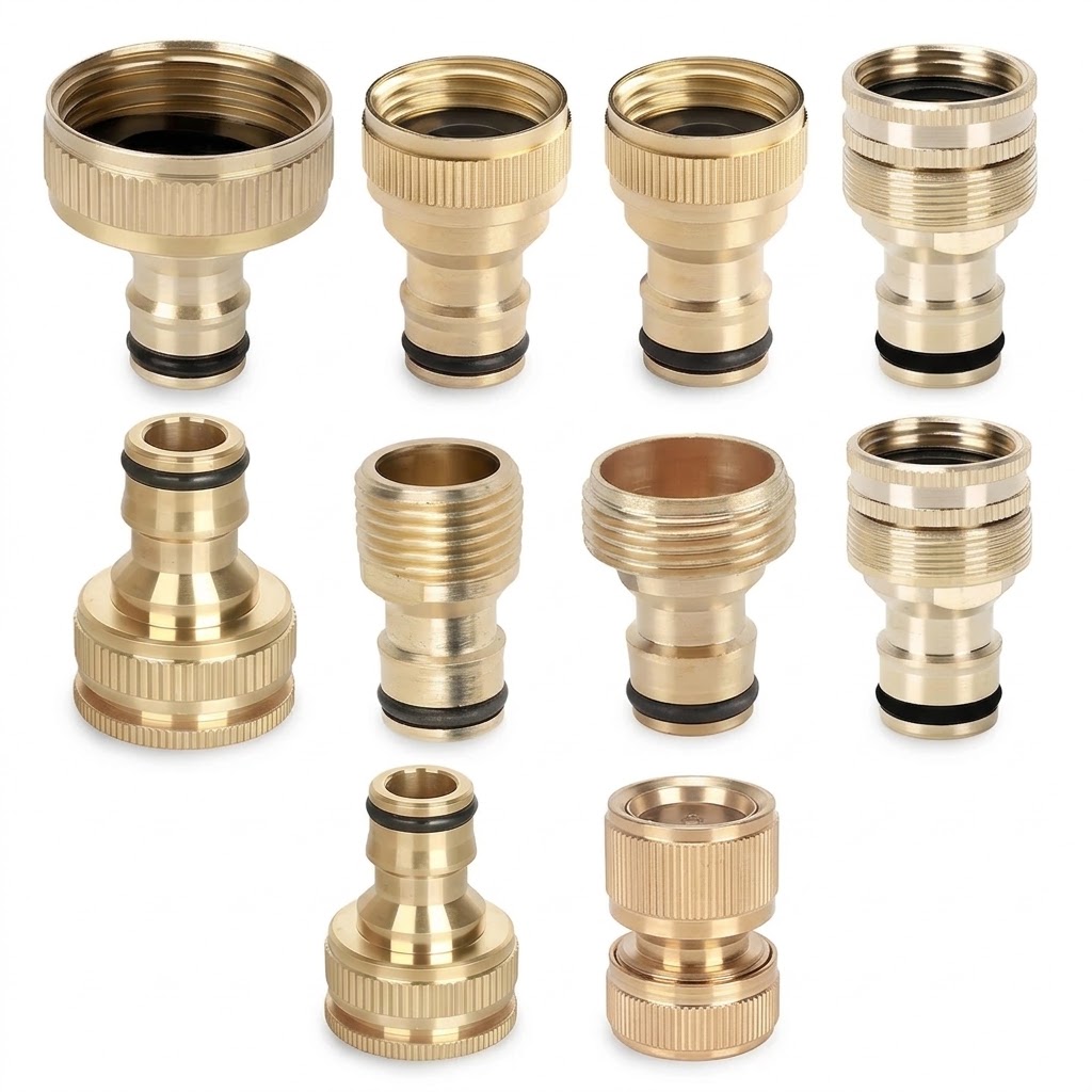 Spoke Nipple Brass - Adaptador de Latón de 1/2, 3/4