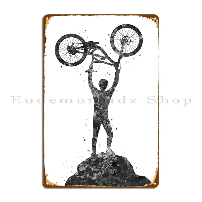 Placa metálica de bicicleta de - Mountain Biking Europe reseña y precio