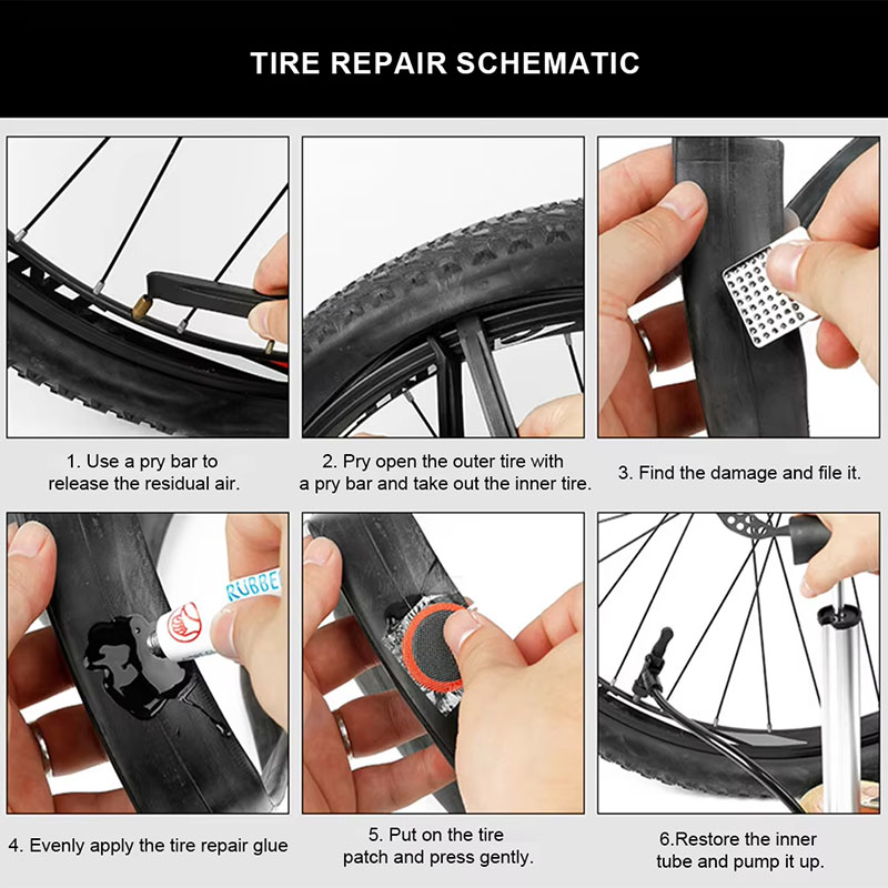 Kit de reparación de neumático - Mountain Biking Tube reseña y precio