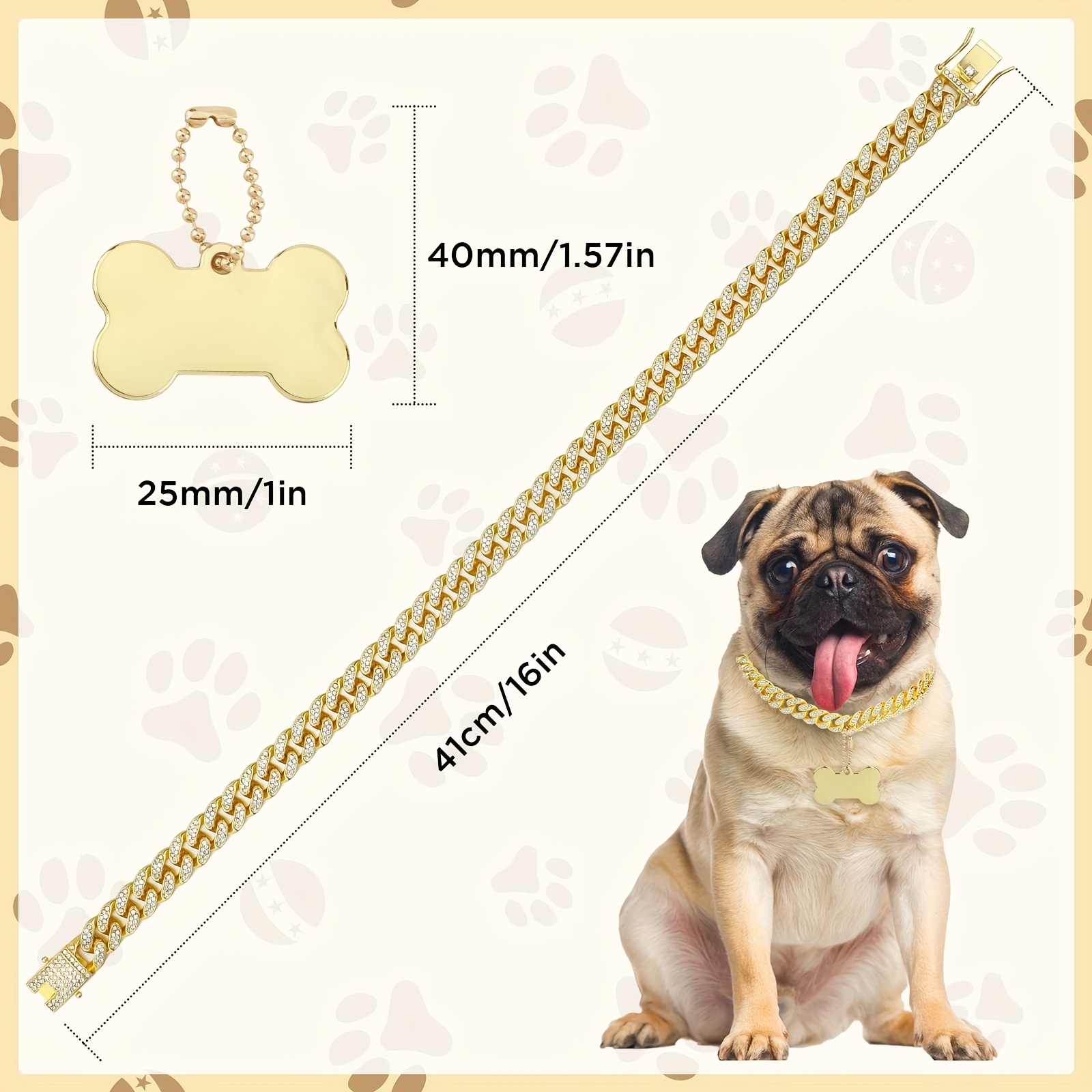 Collar de cadena para perro pe - Chain Quick Link reseña y precio