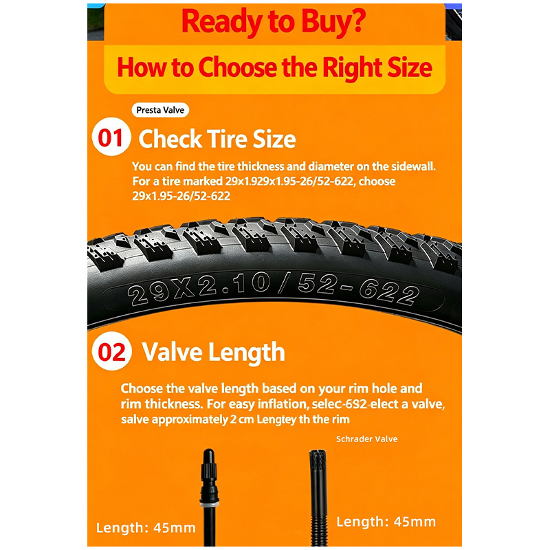 Cámara de aire para neumáticos - Mountain Biking Tube reseña y precio
