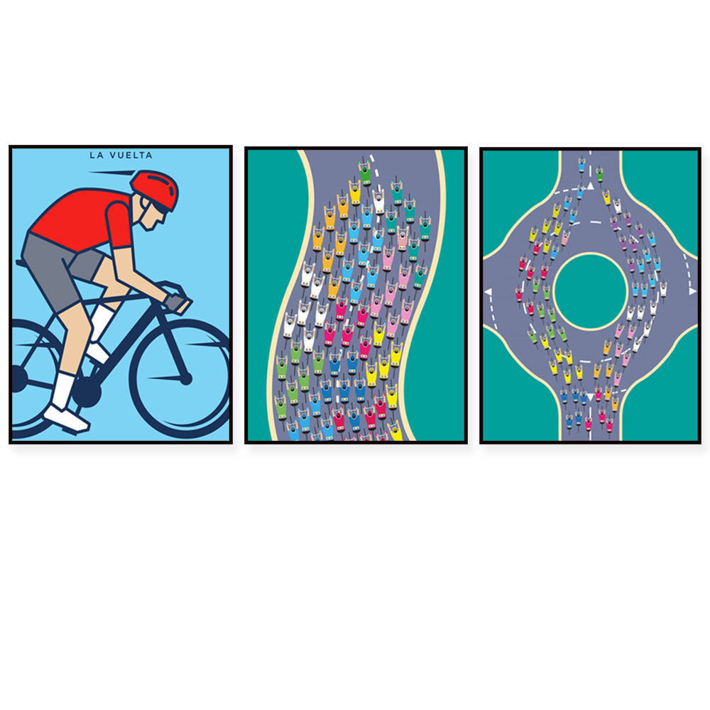 Póster decorativo para el hoga - Mountain Biking Europe reseña y precio